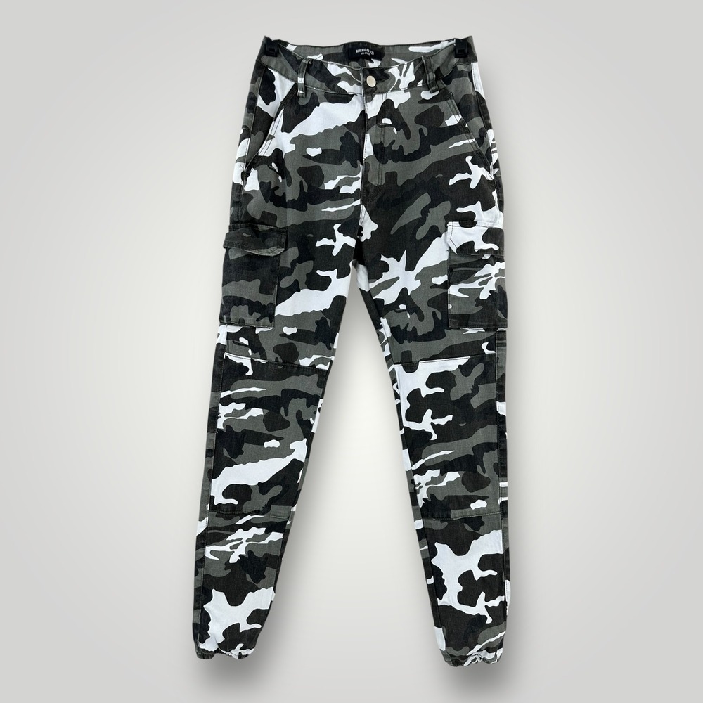American Bazi Pants Womans Large Camouflage Cargo Jogger Urban 28x30